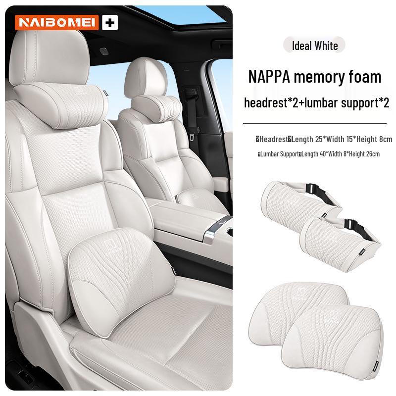 Zeekr 001/X/009 Car Headrest & Neck Pillow with Lumbar Support for Front and Rear Seats