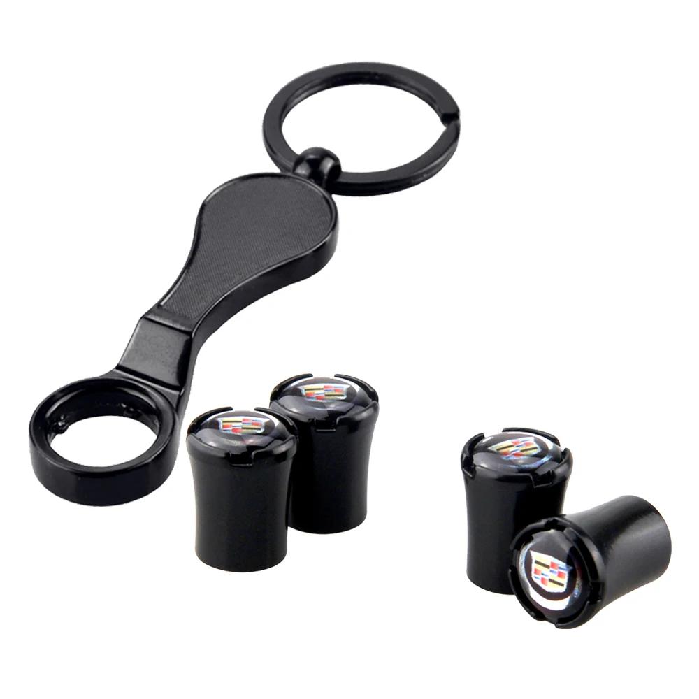 Car Wheel Tire Valve Stem Cap With Wrench for Cadillac Escalade CTS ATS SRX Deville BLS XT4 XT5 XT6 STS XTS SLR XLR CT4 CT5 CT6 zg2