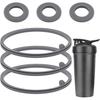 6pcs Lid Gasket Replacement for Blender Bottle Strada Flip Shaker Cup Water Bottle Accessories Parts, 2 Sizes Silicone Seal Ring for Blenderbottle