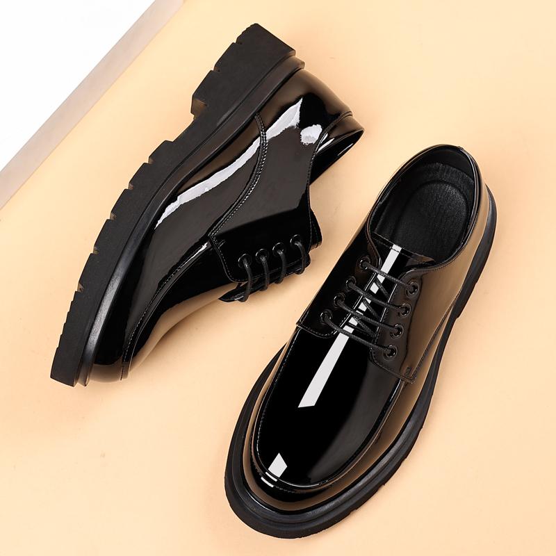 Sneakers Mens Dress Shoes Retro Male Leather Business Male Baroque Footwear Casual Outdoor Mens Oxford Footwear