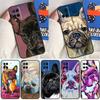 Watercolor French Bulldog Painting Case For Oppo A96 A76 A16 A74 A94 A54 S A57 A77 A58 A78 A98 A5 A9 A91 A15 A17 A52 A72 Cover