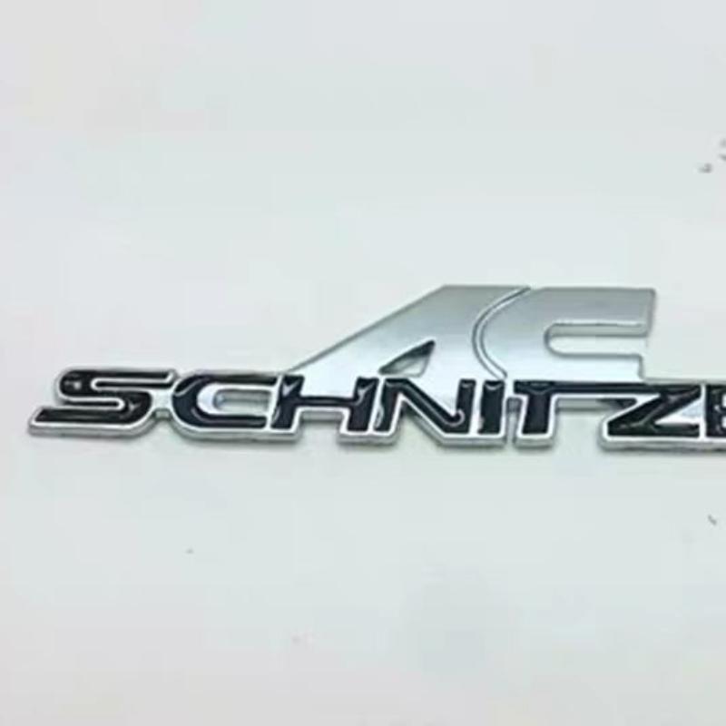 AC SCHNITZER Metal Grille Emblem Trunk Rear Badge Sticker 3D Metal Car Badge Sticker