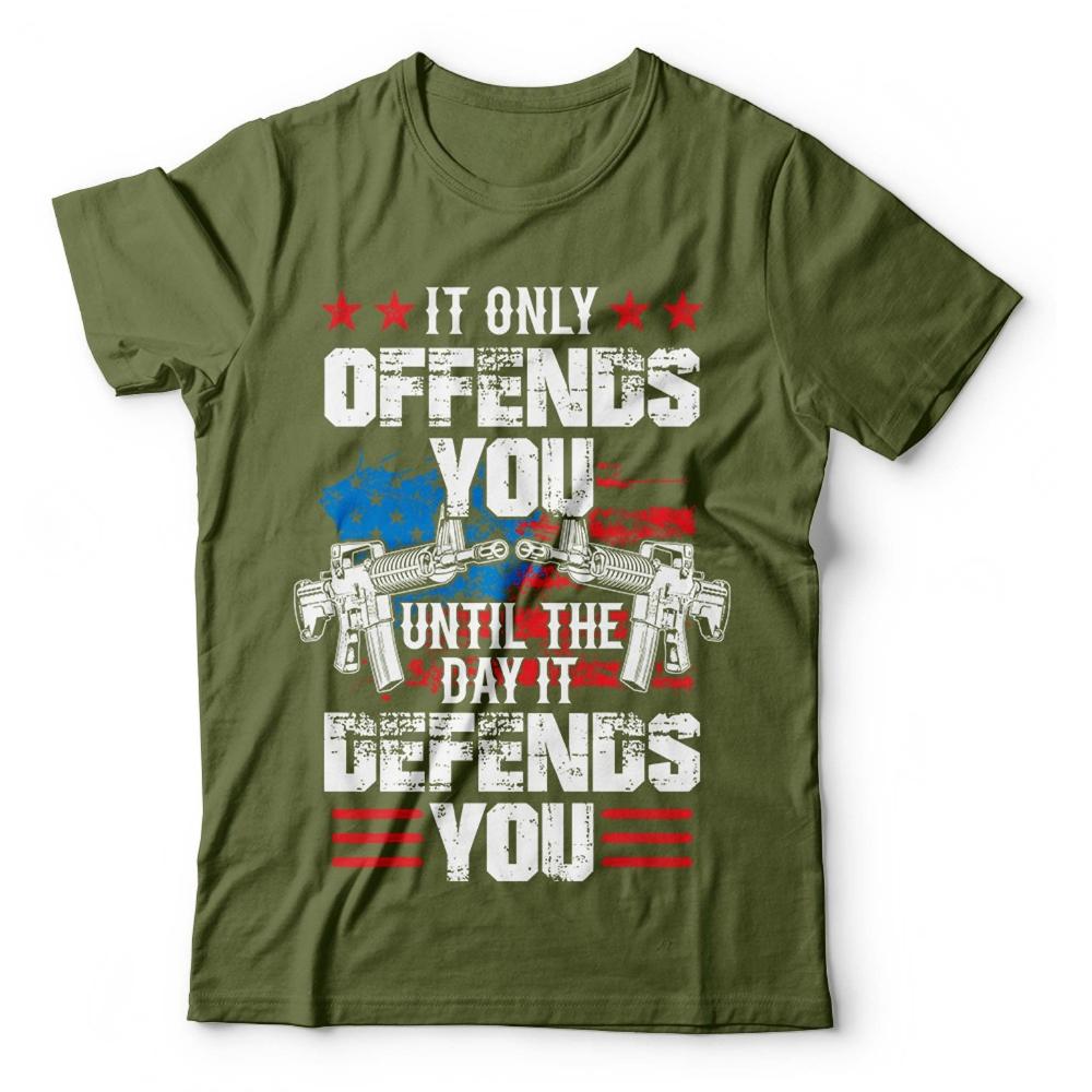 

2nd Amendment Shirt Pro Gun Rifles Shirts USA Patriotic Tshirt Gun Lover Tee Man Cotton Summer Printed Tshirts S