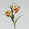 Artificial Gloriosa Lifelike Lily Stem Faux for Floral Arrangements