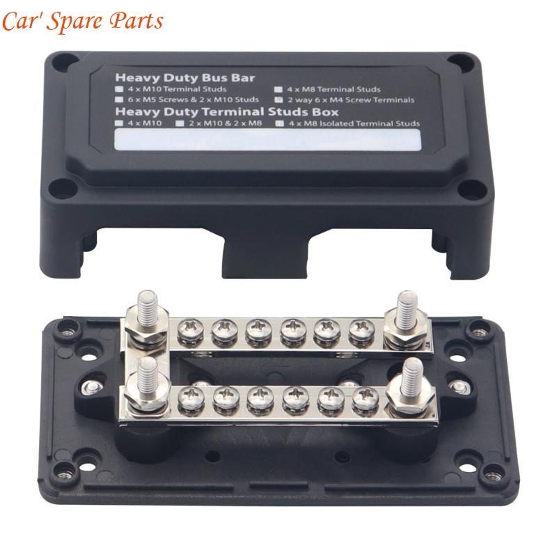 Y4UA Heavy Duty Power Distribution Block 100A Module Design for Car & Boat Durable