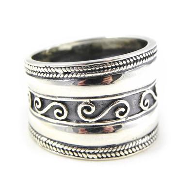 Silberring 'Bali'