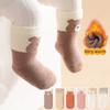 Plush Newborn Sock Warm Footwear New Middle Tube Socks  Autumn and Winter