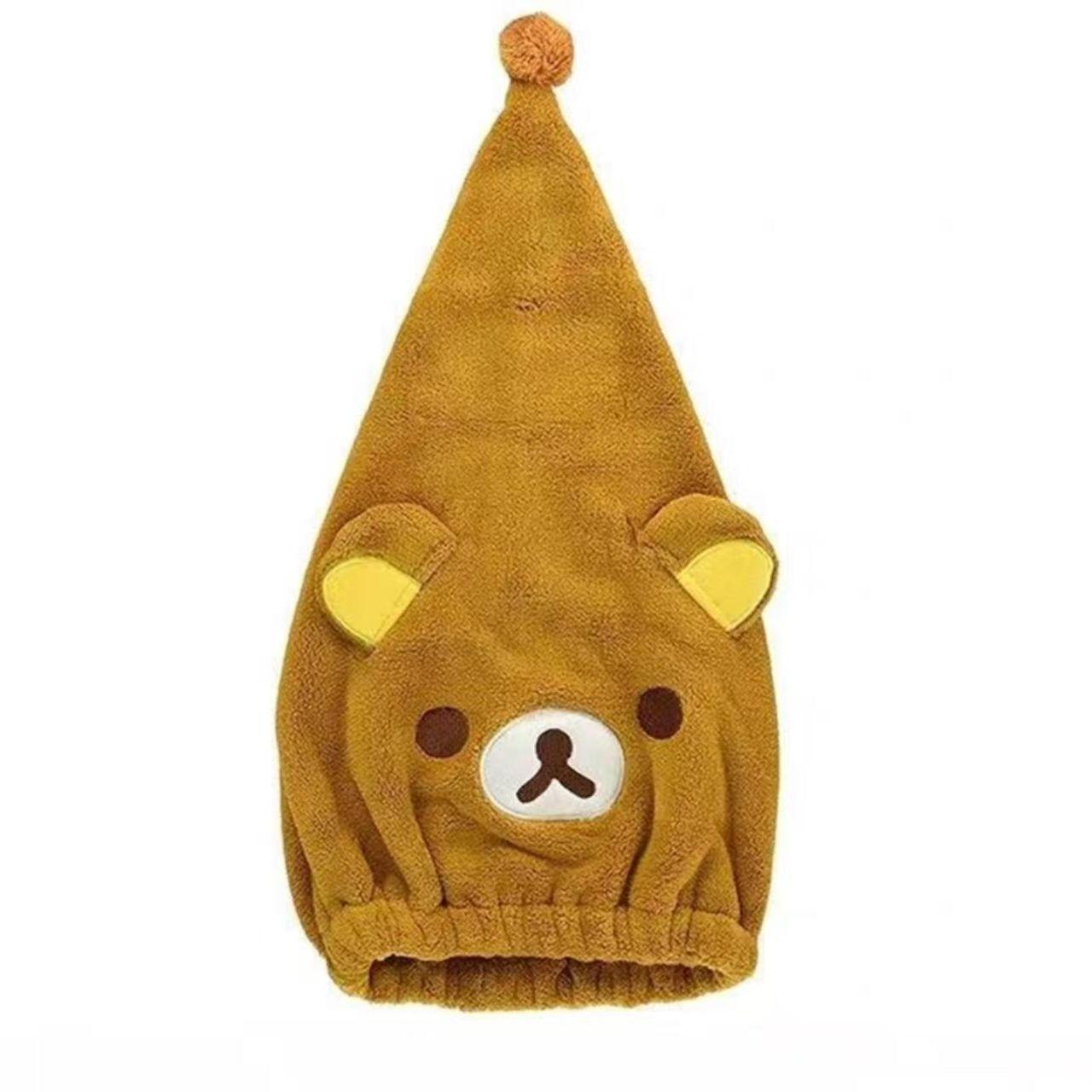 

Anime Cute Rilakkuma Quick-Dry And Moisture-Wicking Soft And Comfortable Hair Drying Towel Bathroom Furnishings Daily Use Gifts