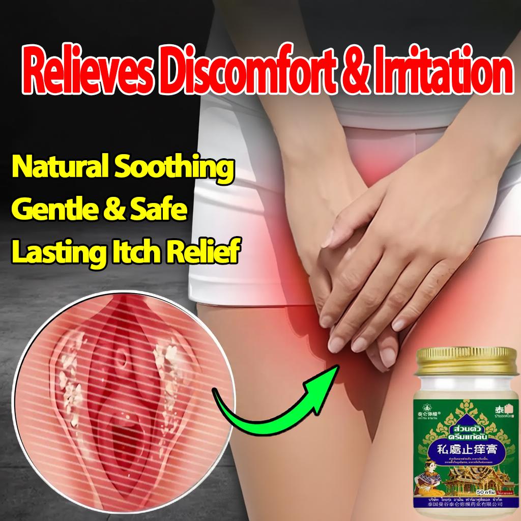 Fast-Acting Itch Relief Cream 30g, Powered by Natural Botanicals, for Feminine Discomfort