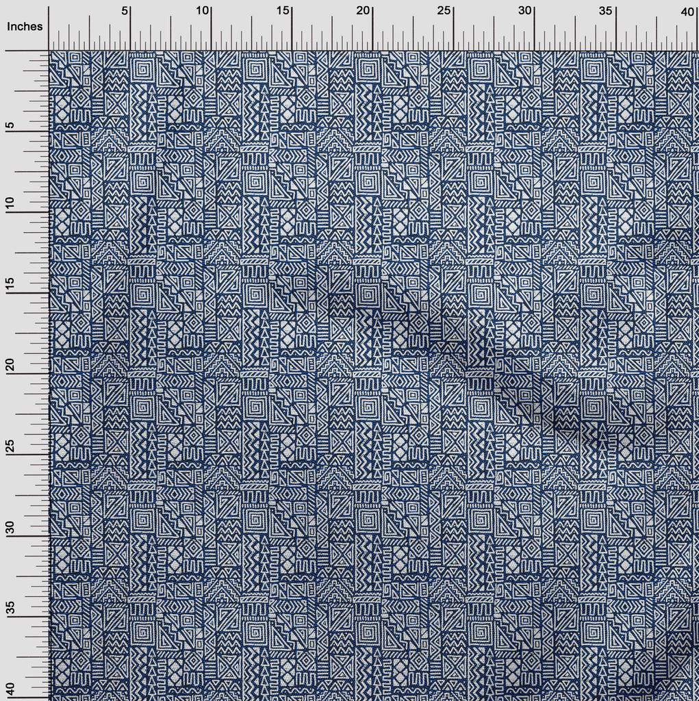oneOone Cotton Flex Black Fabric African  Fabric For Sewing Printed Craft Fabric By The Yard 40 Inch