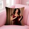 Popular Fashion Elegant Chinese Actress JJin Chen Cushion Cover Pillow Case Soft Friendly Fabric  Concealed Zipper