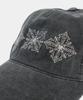 SLOWACID Washed Symbol Link Ball Cap [Charcoal]