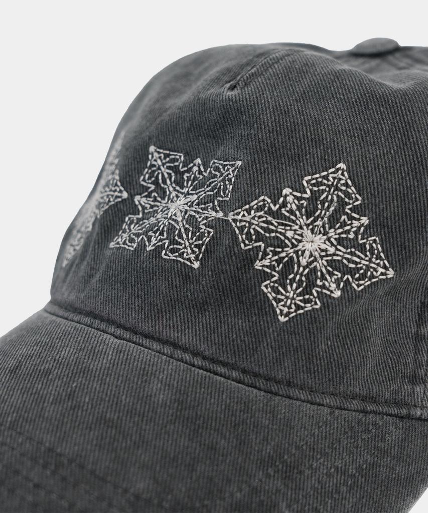 SLOWACID Washed Symbol Link Ball Cap [Charcoal]