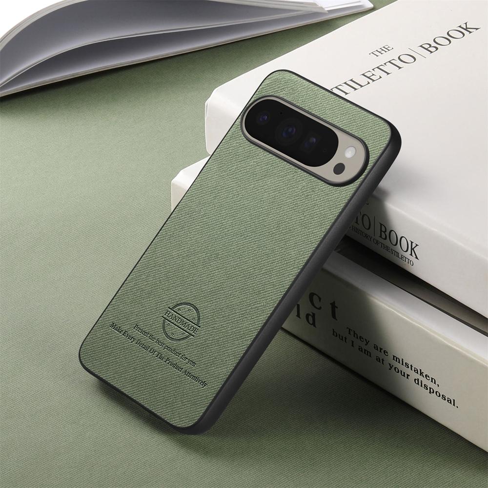 PU Leather Matte Case for Google Pixel 10Pro XL 9 Pro XL 9A Shockproof Soft TPU Frame Fabric Back Cover for Pixel 10 Pro XL