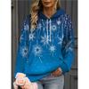 Fashion Women's Hooded Sweater 3D Printing Color Printing Casual Hooded Sweater
