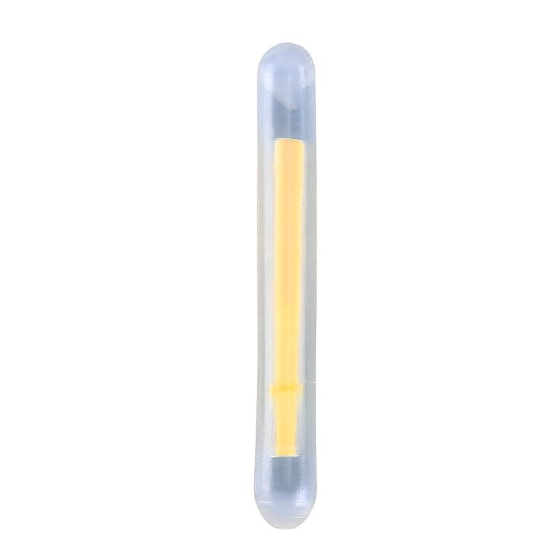 30pcs Fishing Glow Sticks 1ml Bright Luminous Night Fishing Glow Sticks for Outdoor Camping Hiking Emergency Use One Size жёлтый