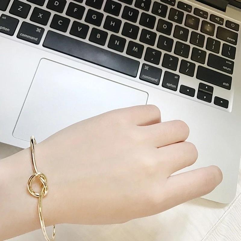 2026 Love Knot Simple Knot Ladies Gold Bracelet and Bracel Bracelets for Women Charms for Bangles