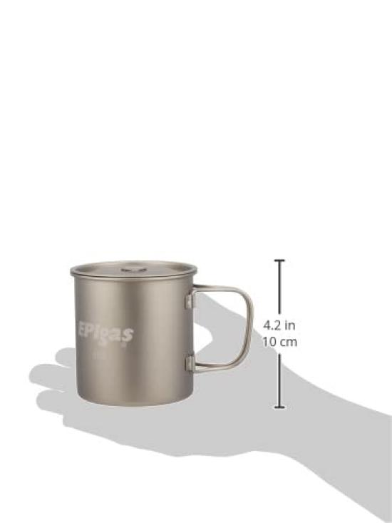 EPI Mountaineering Camping Lightweight Single Titanium Mug Cover Set 500 (EPI) T-8117