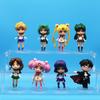 Figures Chibiusa 8pcs Mercur Hino Rei Model Gifts Decoration
