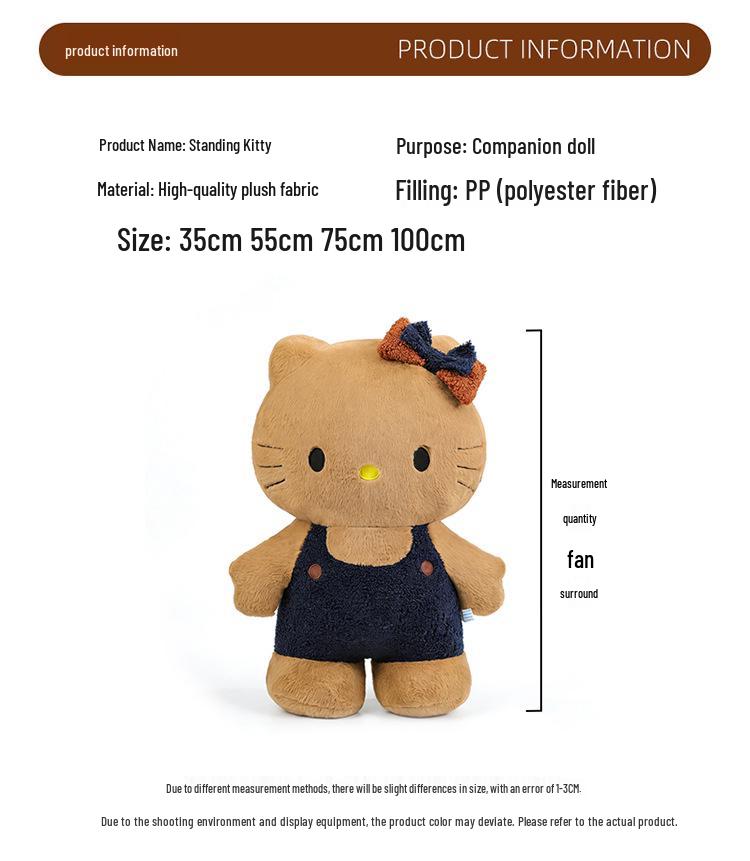 New Hello Kitty Plush Toy with Bow Tie
