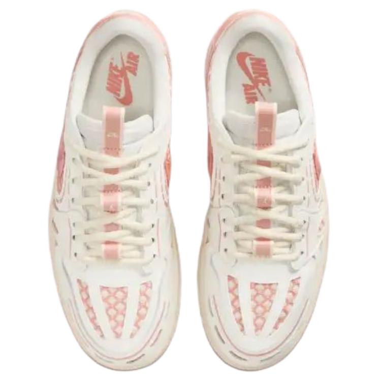 New Jordan Air Jordan 1 Abrasion Resistant Low Top Vintage Basketball Shoes Women's Pink White HQ2186-180