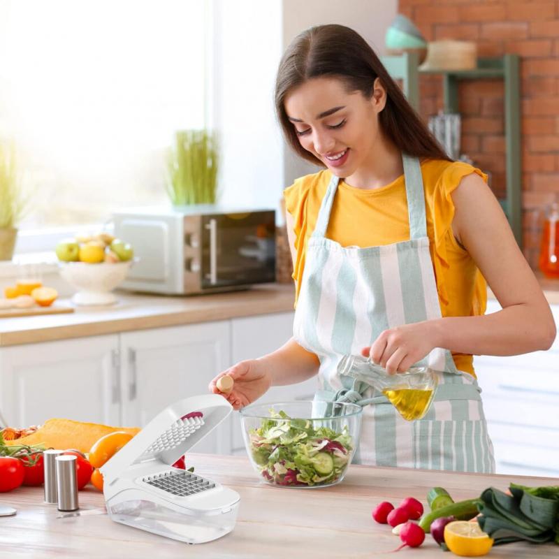 Vegetable Onion Garlic Food Quick Chopper Cutter Slicer Peeler Dicer