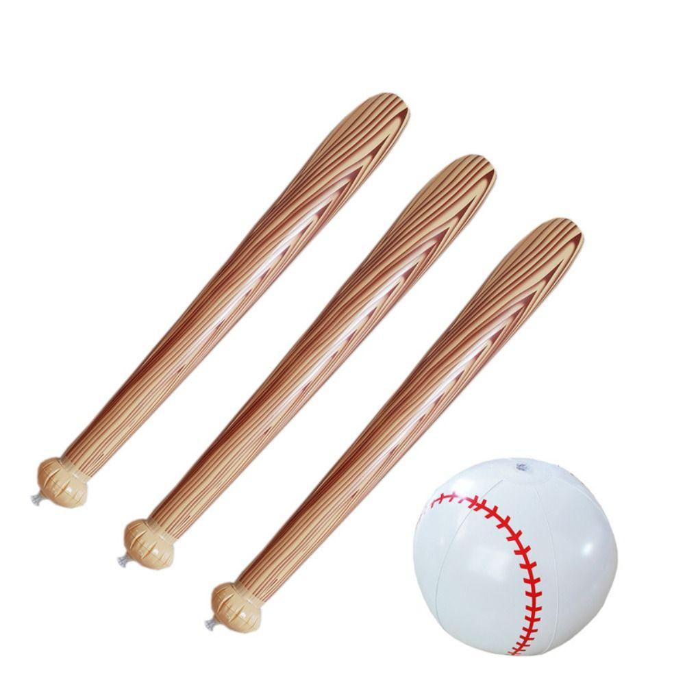 Decoration Inflatable Baseball Bat Inflatable Balloon Stick Inflatable Party Toy Baseball Bat Toy