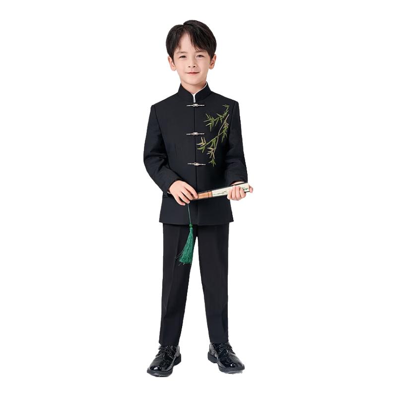 Boys Chinese Style Zhongshan Suit Set 110