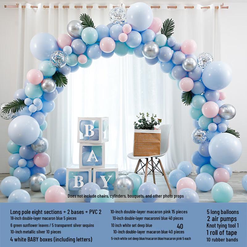 Macaron Balloon Arch Decoration Kit