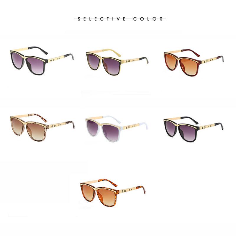 Occhiali da sole con montatura in metallo retrò Lente a doppio colore Donne  Occhiali da guida vintage Occhiali da esterno acquista in modo economico —  spedizione gratuita, recensioni reali con foto — Joom