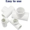 1Pc 16~50mm Black PVC Pipe Connector Tee Joints Aquarium Drainage Tube Fittings Garden Irrigation DIY Accessories
