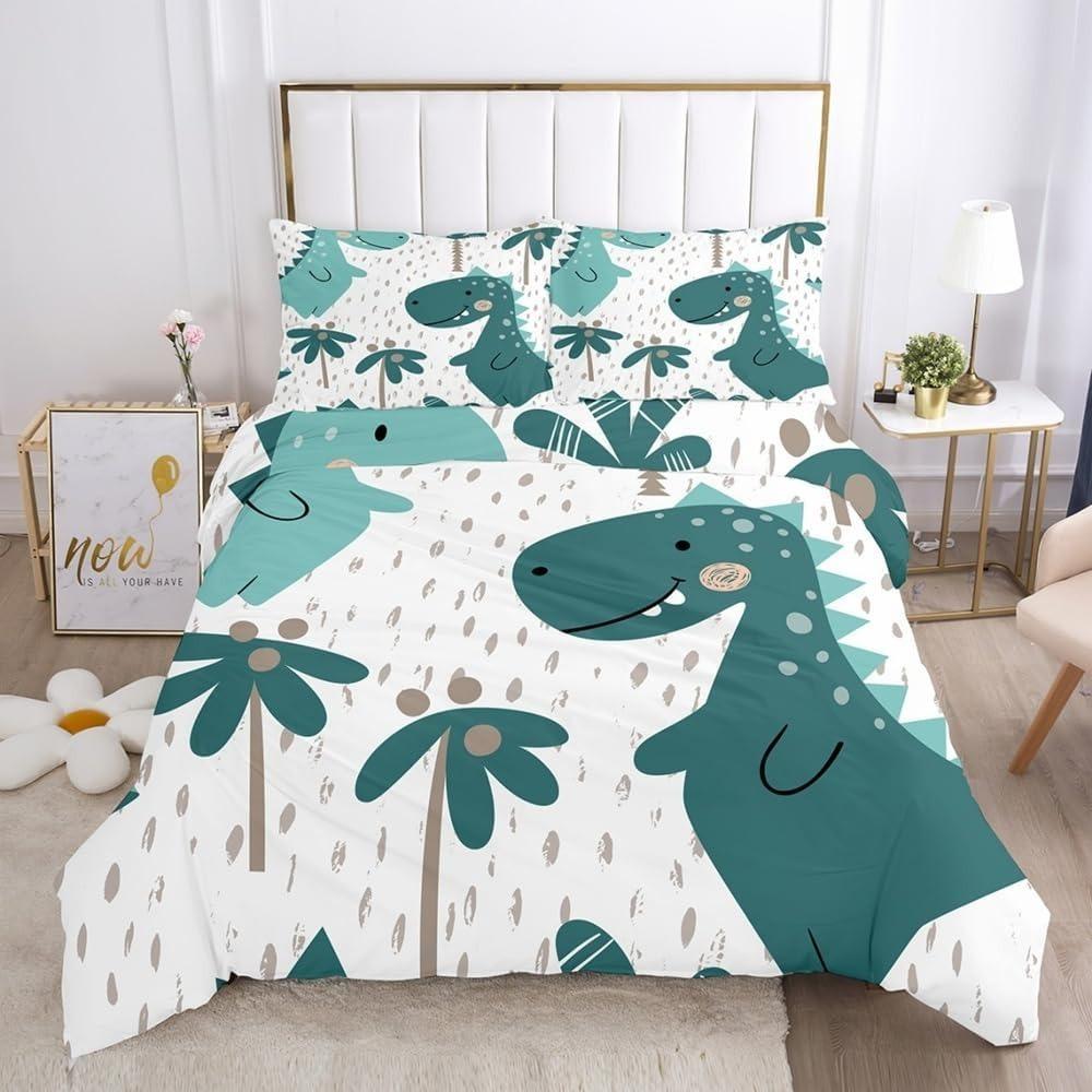 

Cartoon Animals Dino Duvet Cover bed sheets down duvet covers, children s duvet adultcovers, Bedding with Pillowcase Bedding 90x200cm