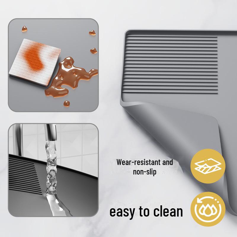 Silikonová podložka pod kávovar - Žáruvzdorný barový tác a ochranná podložka pro lisování kávy