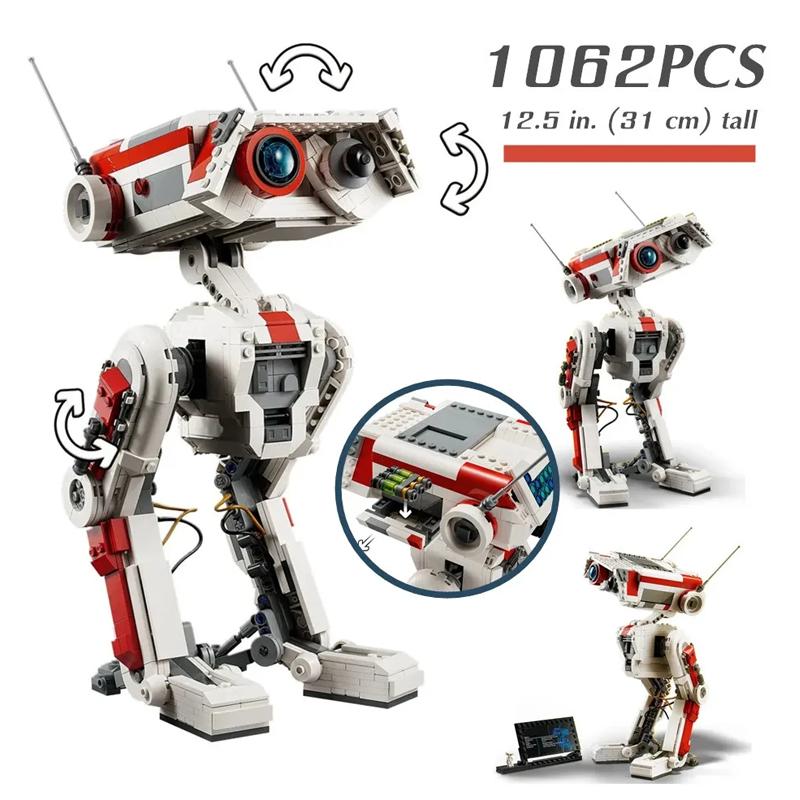 1062PCS Star Movie War BD-1 Detection Robot Building Blocks Models Assembly Toys For Kids Christmas Gifts