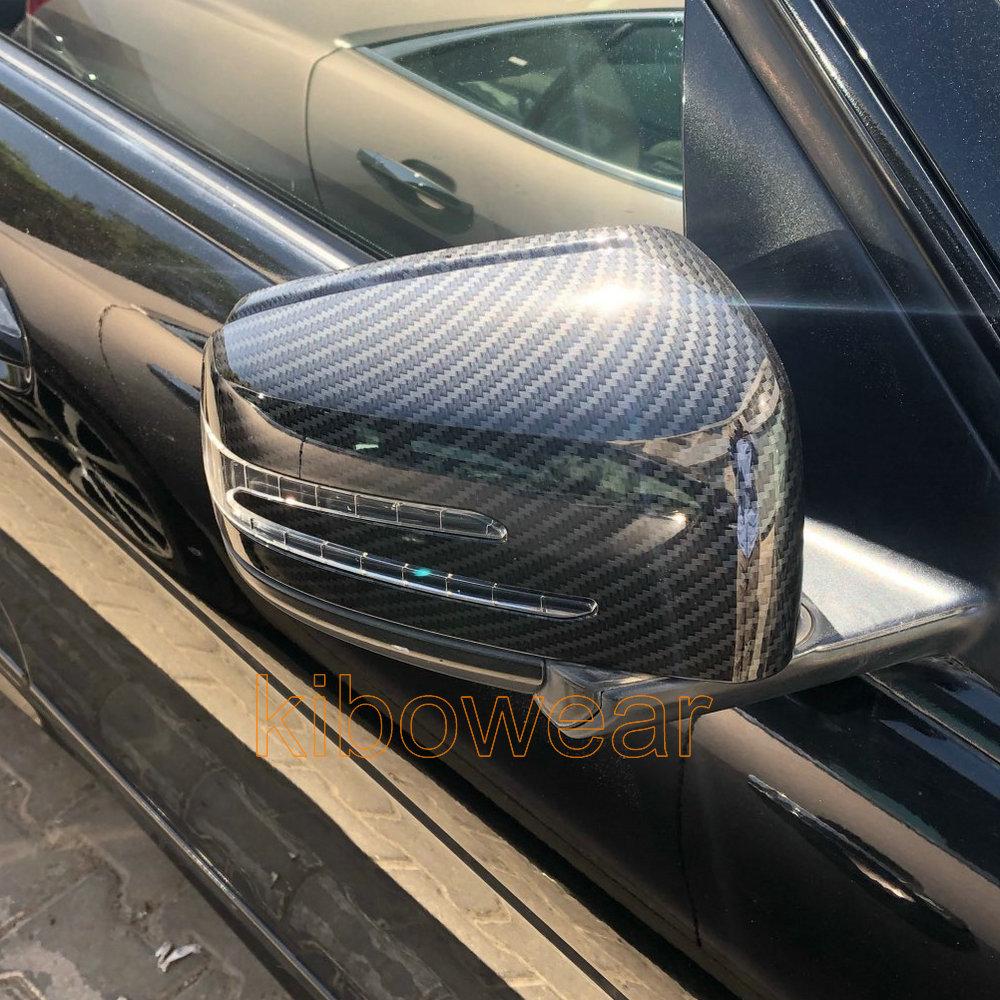 

Крышки боковых зеркал для Mercedes Benz W176 W246 W212 W204 C117 X156 X204 W221 C218 карбоновый вид A B C E S CLA GLA GLK