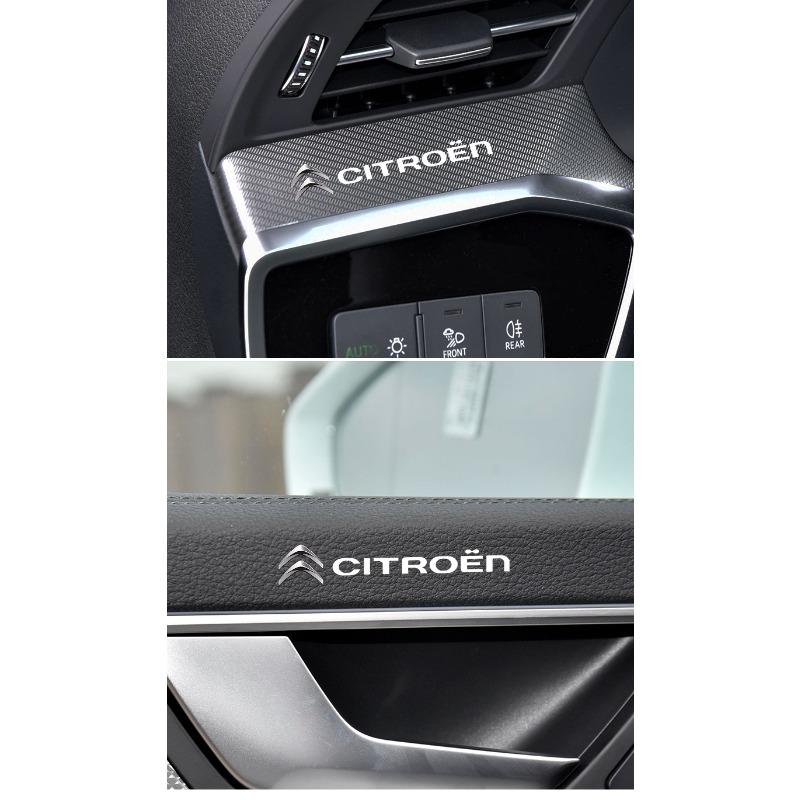 Adesivi Casuali per Interni Auto Decalcomanie per Volante Auto Styling Emblema Per Citroen C1 C2 C3 C4 C5 C6 C8 C4L DS3 DS4 DS5 LS DS6 Picasso
