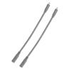 2PCS DC to USB C Adapter Cable Fit for Mini Dish Antenna 100W 5A Water Proof Plug Converter Extension Cord 0.66FT 0.2M