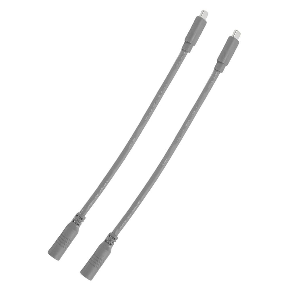 2PCS DC to USB C Adapter Cable Fit for Mini Dish Antenna 100W 5A Water Proof Plug Converter Extension Cord 0.66FT 0.2M