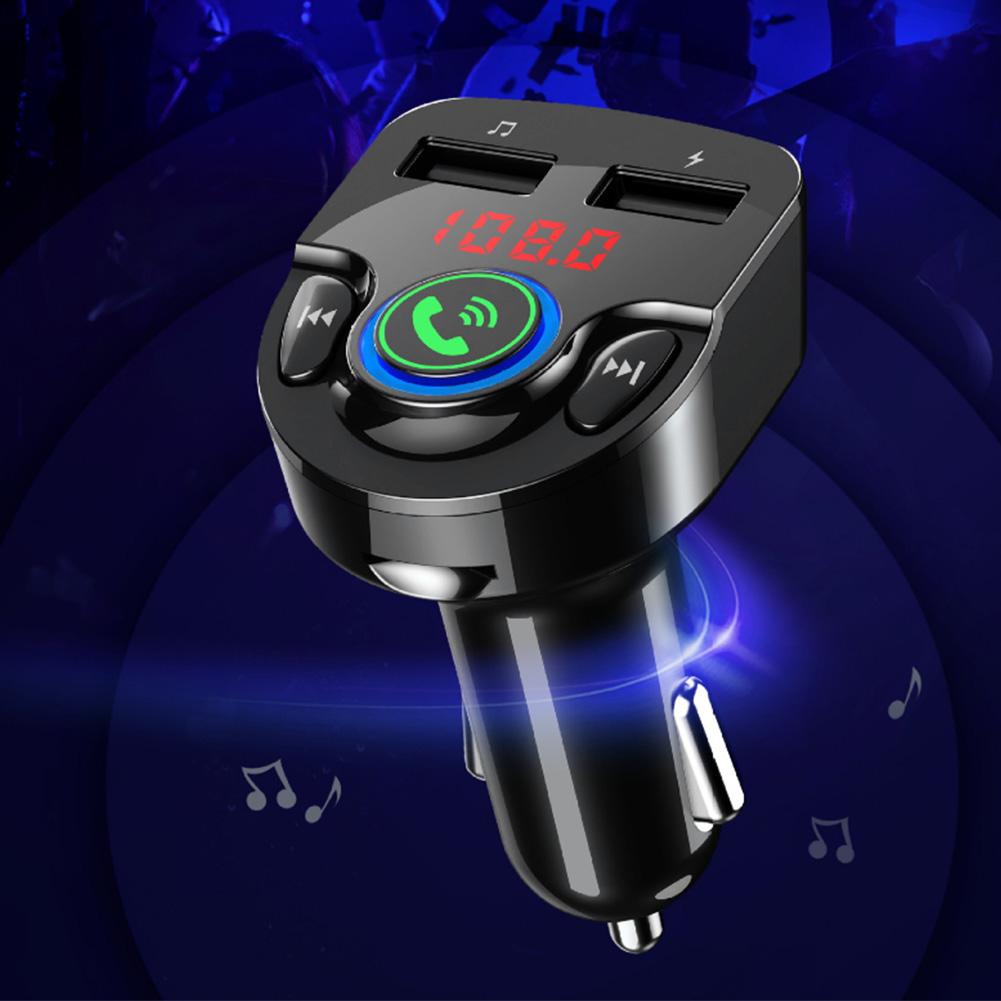 G32 12 24V Bluetooth FM Handsfree Memory Card MP3 Player A2DP Car AccessoryBlack