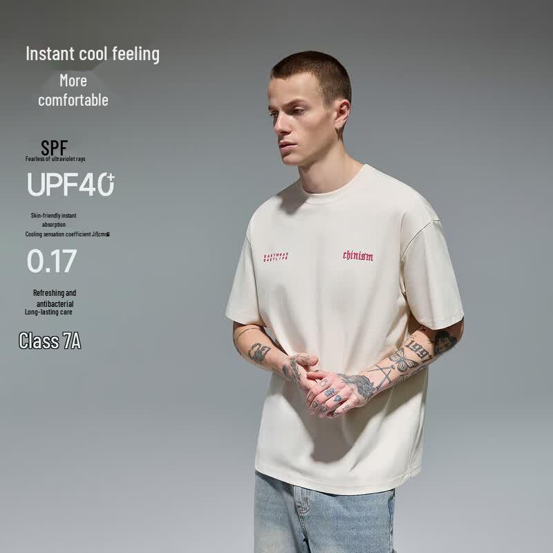 CHINISM Men s Cooling 3D Print Short Sleeve T-Shirt M