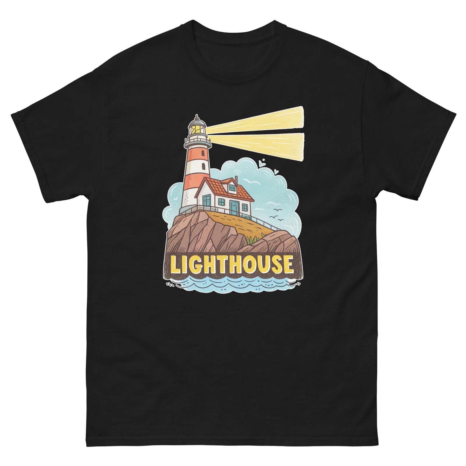 Lighthouse Everyday Location Building Place T-Shirt XL