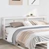 VidaXL Headboard with Shelves White 180 Cm Solid Pine Wood, Wooden Headboard, Headboard with Storage, Head of 850876