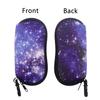 Celestial Galaxy Sunglasses Case, Soft Neoprene Glasses Bag With Carabiner, Portable Protective Eyeglass Pouch For Women Men