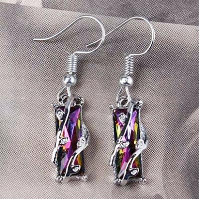 Earrings Drop for Women Topaz Gift Jewelry Gorgeous Mystic Exquisite Beautiful