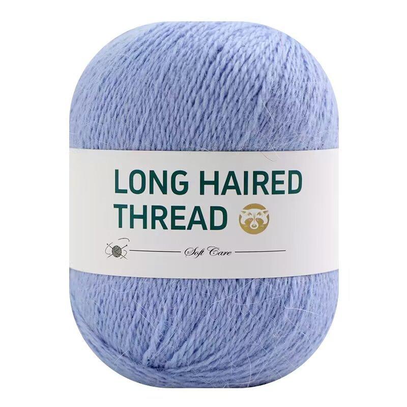 Filato di Pile di Visono a Pelo Lungo 50G Cappello Sciarpa Giacca Lavorati a Mano Moda Autunno Inverno Filato