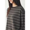 STUDIO TOMBOY Men S MulTi STripe Round Neck Long Sleeve T ShirT 9176322980ar
