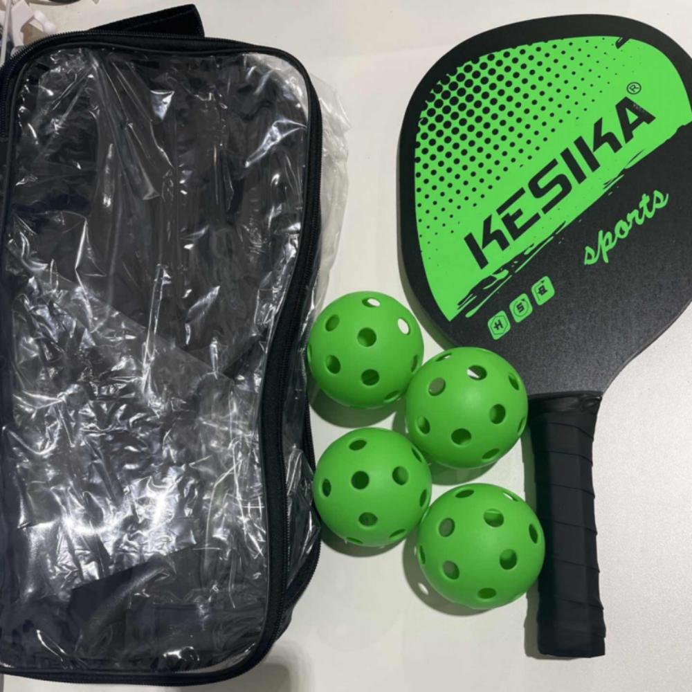 Non-slip Pickle Paddles Rackets Set Poplar Pickleball Paddles Racquet Sports Pickle Paddles  Child