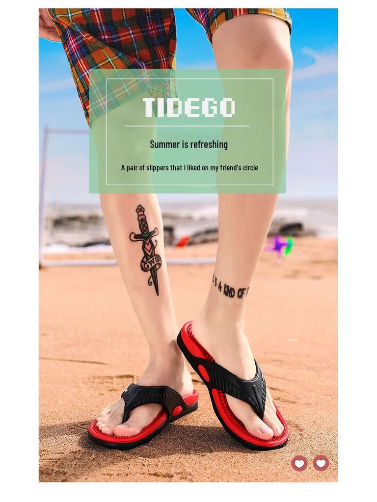 2023 Men's Breathable Non-Slip Trendy Beach Flip-Flops