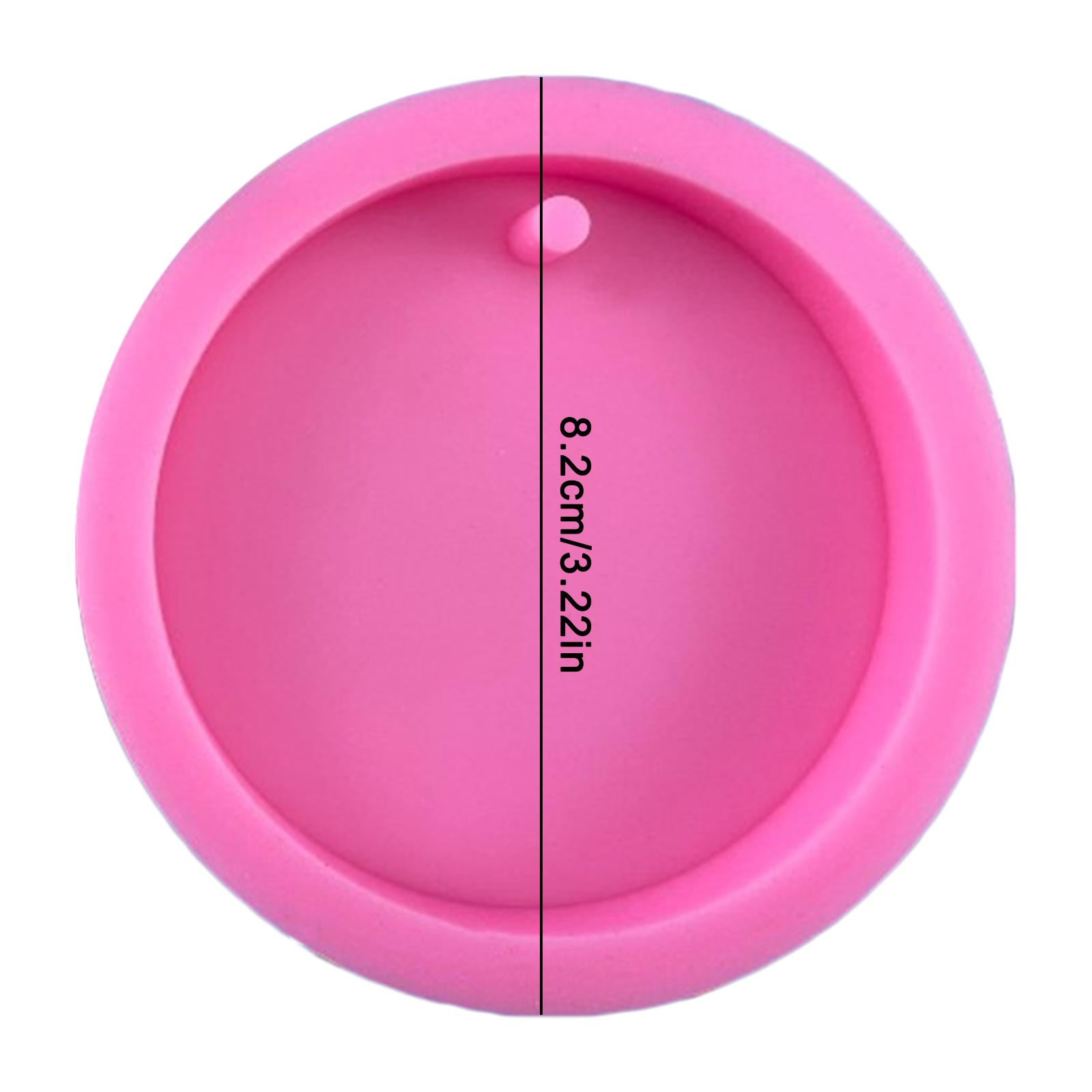 

Круглая форма для свечей Эпоксидная смола Литье силиконовой формы Глиняная форма для изготовления свечей Гипсовые художественные изделия Украшения для дома Декор белый