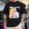 Megadeth Nova turnê de álbum 2026 gráfico 100% algodão camiseta unissex Verão Gola redonda Masculina Estilo Hip Hop Y2k Camiseta de manga curta presente para fã